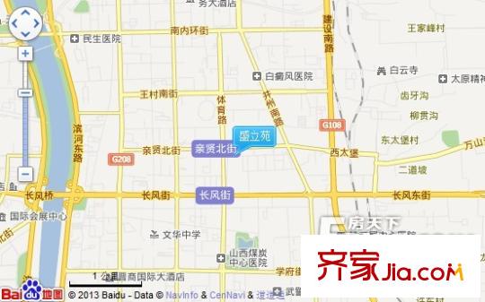 盛立苑交通圖太原  