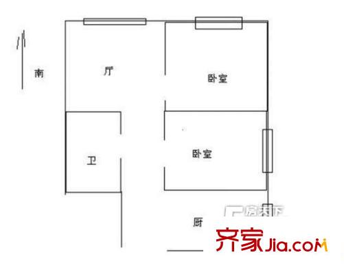 太原 外貿(mào)醫(yī)保公司宿舍 戶型圖