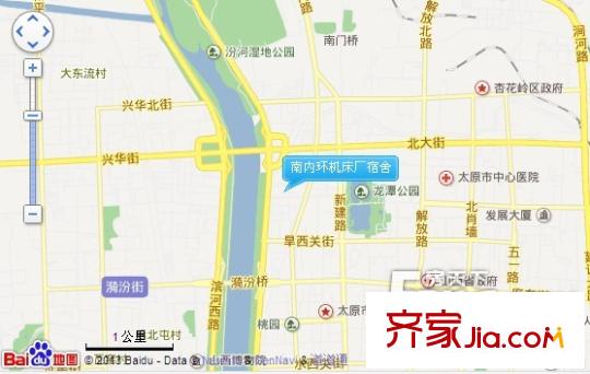 南內(nèi)環(huán)機床廠宿舍交通圖太原  
