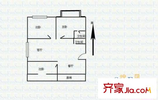 太原 武警醫(yī)院宿舍 戶型圖
