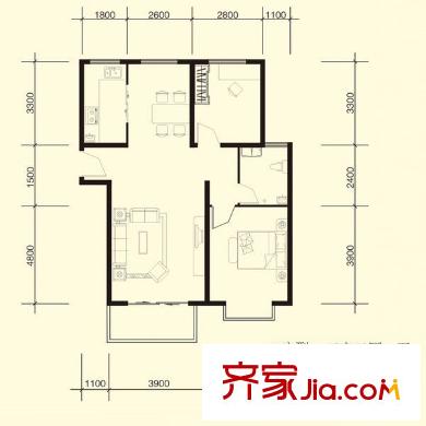 太原 團校宿舍 戶型圖