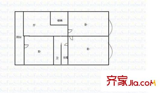 陽光花園 5室 戶型圖