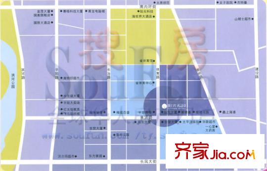 陽光花園交通圖
