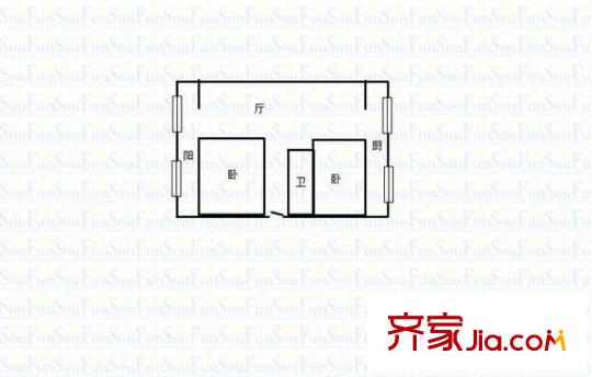 太原 財大北校宿舍 戶型圖