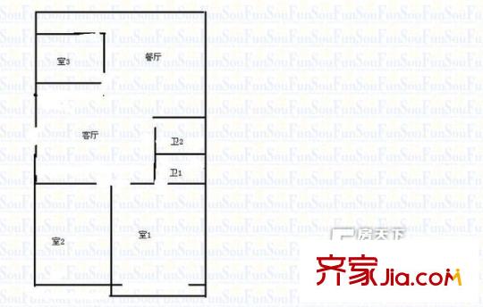 太原 玉園翠景 戶型圖