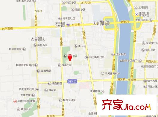 玉園翠景交通圖太原  