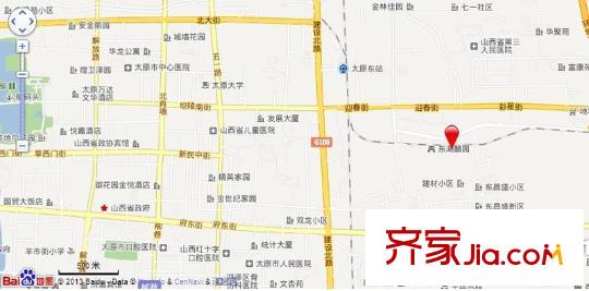 泰和苑交通圖太原  