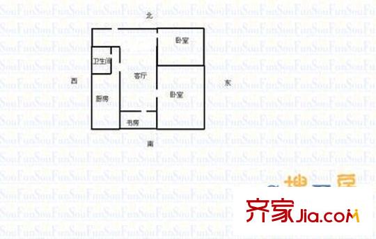 漪鑫雅園 3室 戶型圖