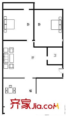 太原 校尉營工商局宿舍 戶型圖