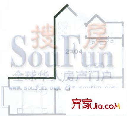 太原 銅鑼灣城市福邸 戶型圖