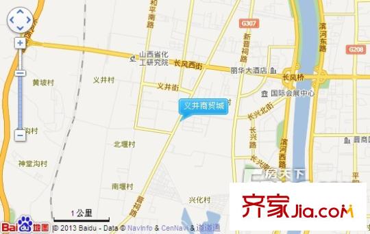 義井商貿(mào)城交通圖太原  