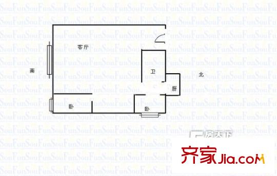 太原 水利機械廠宿舍 戶型圖