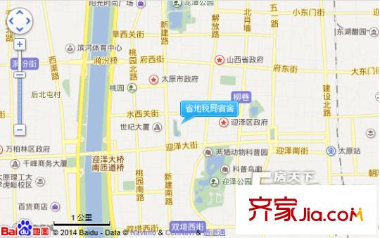 省地稅局宿舍交通圖太原  