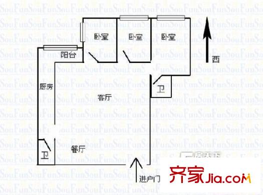 太原 水工大廈 戶型圖