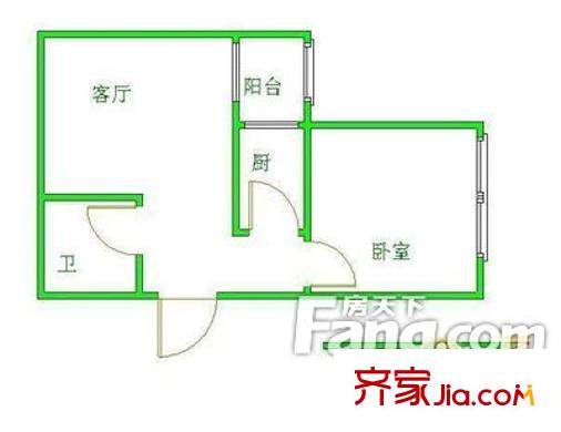 太原 氣象局宿舍 戶型圖