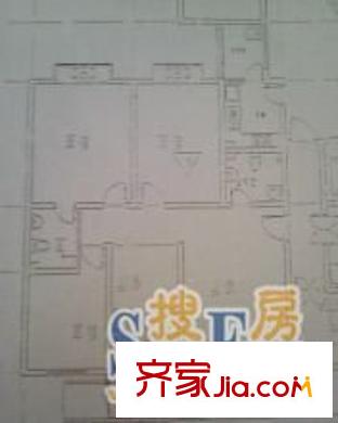 青年路三社區(qū) 3室 戶型圖