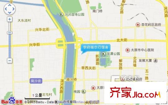 農(nóng)行小區(qū)交通圖太原  