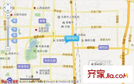 清新雅苑交通圖太原  