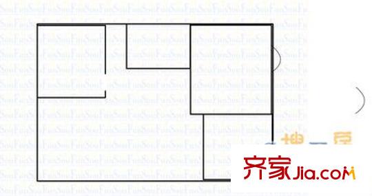 麗園小區(qū) 3室 戶型圖