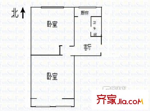 太原 桃園北路市政府宿舍 戶型圖