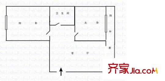 太原 晉機(jī)新友誼小區(qū) 戶型圖