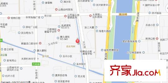 河西網(wǎng)通宿舍交通圖太原  