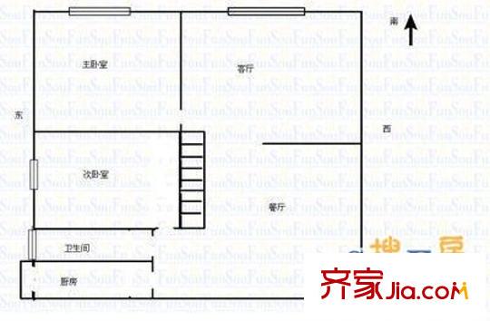 君臨大廈 4室 戶型圖