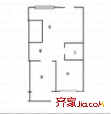 君臨大廈 3室 戶型圖