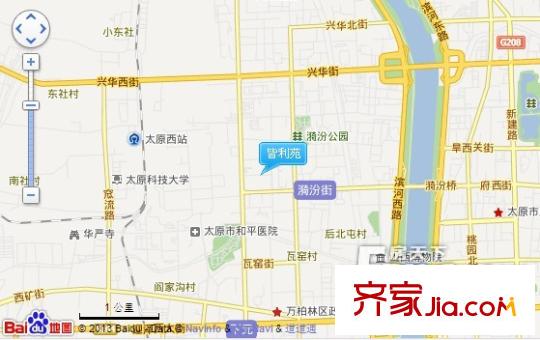 皆利苑交通圖太原  