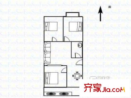 太原 后街公寓 戶型圖