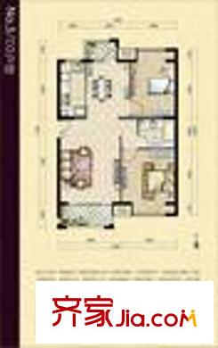 康樂街熱力公司宿舍 4室 戶型圖