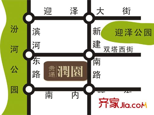 貴通潤(rùn)園交通圖