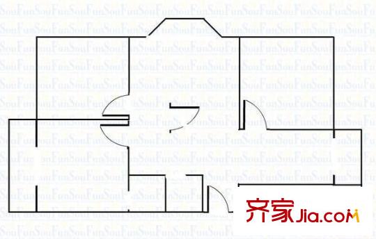 文興苑 2室 戶型圖