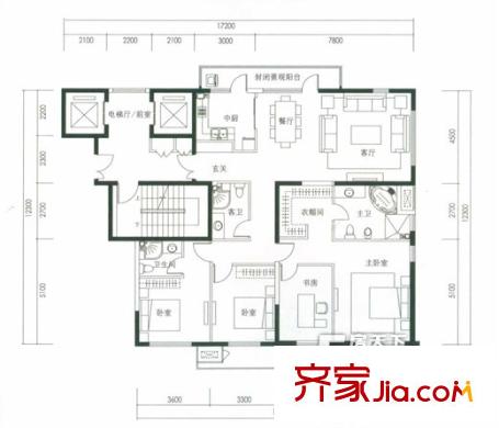 太原 西礦街煤運宿舍 戶型圖