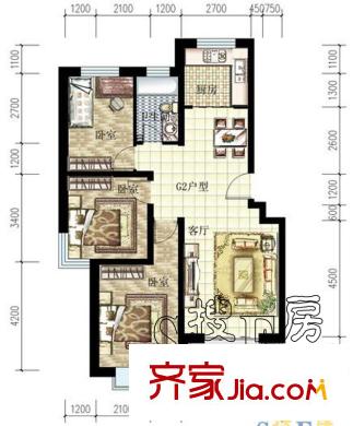 太原 東福嘉苑 戶型圖
