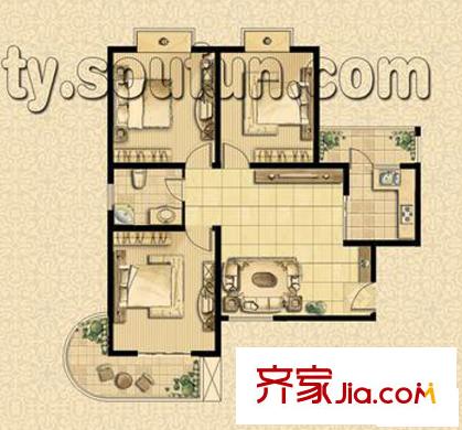 太原 東昌盛新區(qū) 戶型圖