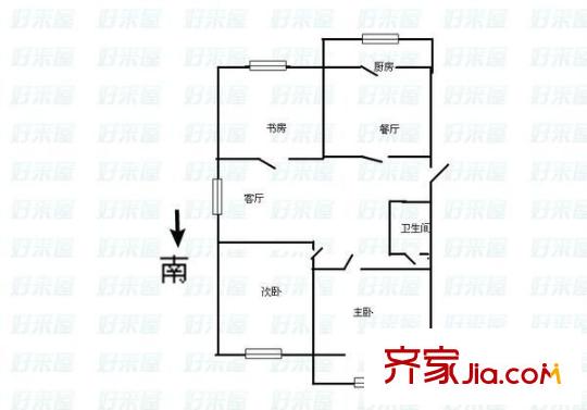 泰山公寓 4室 戶型圖