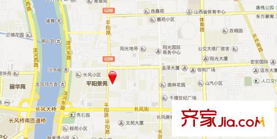 山西省氣象臺宿舍交通圖太原  