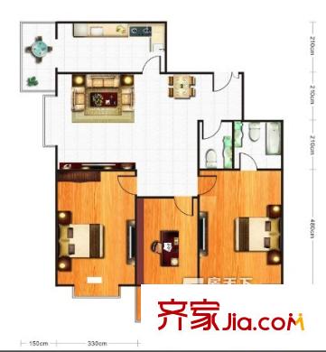 太原 百合家園 戶型圖