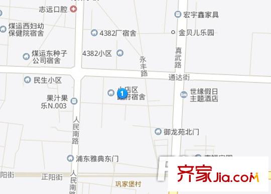 百合家園交通圖太原  