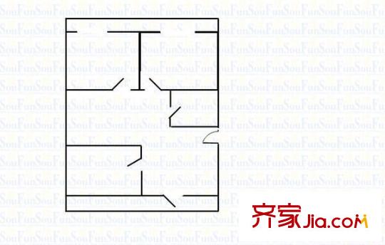 香榭舍公寓 3室 戶(hù)型圖