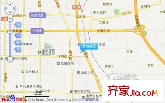 君怡嘉園交通圖太原  