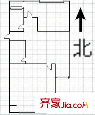 陽(yáng)光華庭 2室 戶型圖