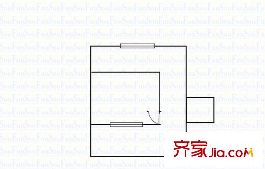 雅典金座 2室 戶型圖