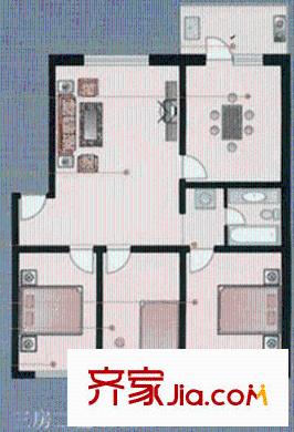 太原 榆次佳地花園 戶型圖