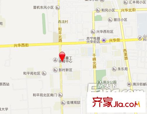 新建小區(qū)交通圖太原  