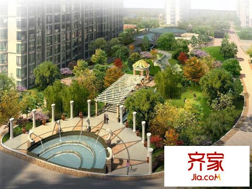 萬(wàn)水瀾庭外景圖鳥(niǎo)瞰圖