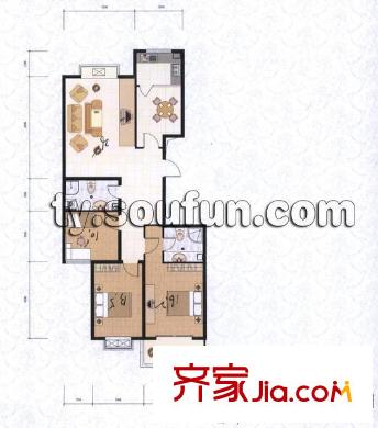 太原 酈苑國(guó)際花園二期 戶型圖