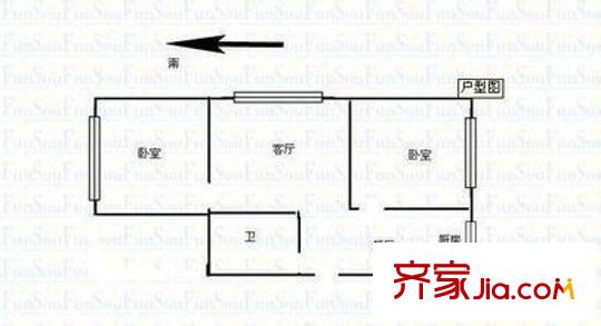 太原 體育路海校宿舍 戶(hù)型圖
