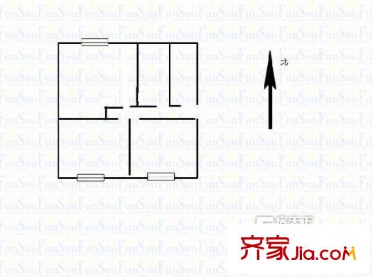 太原 體育路海校宿舍 戶型圖